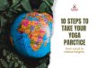 10 Steps to Take Yoga Practices from Local to Global Heights